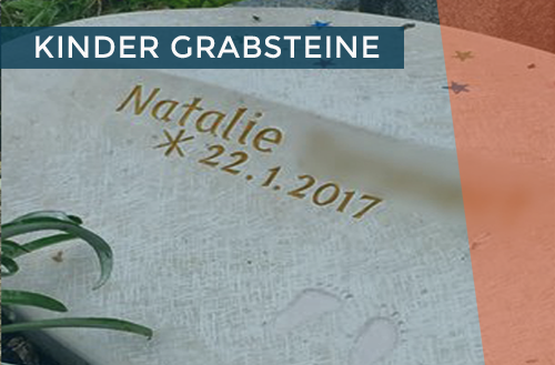 Kinder Grabsteine  | Steinmetzstatt Schlienz - Ihr Steinmetz für´s Allgäu