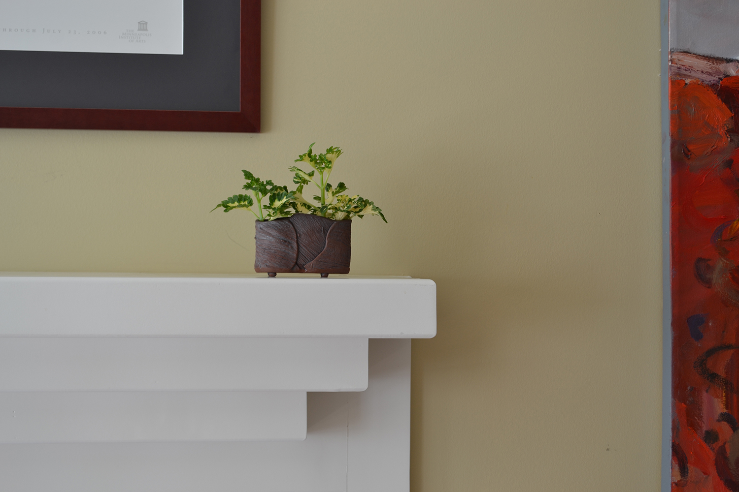 Envelope Vase with Flower Arrangement