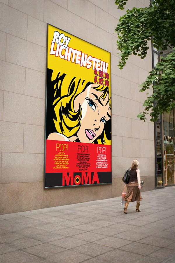 Lichtenstein MOMA Poster