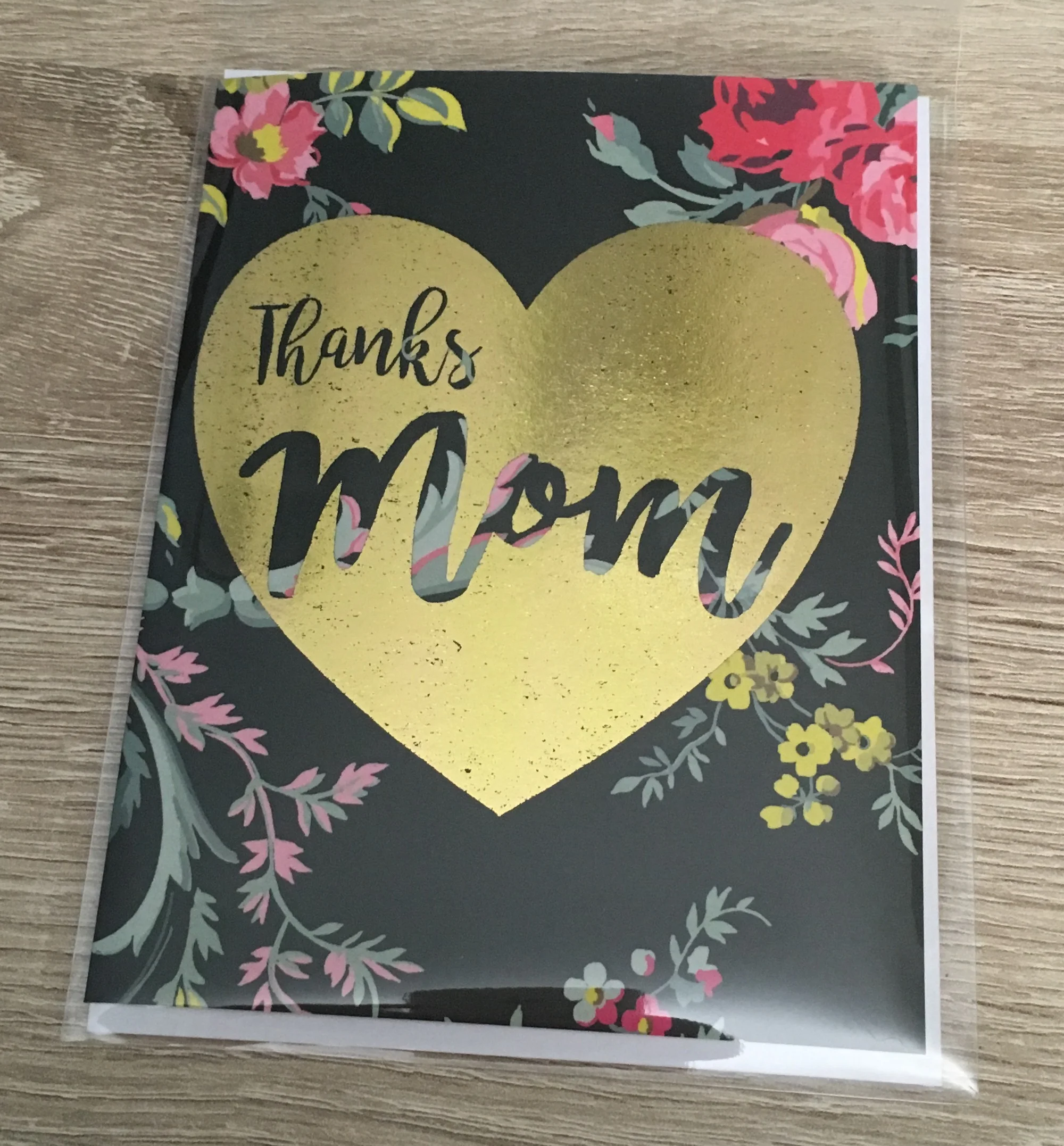 Thanks Mom // Gold Foil on Print