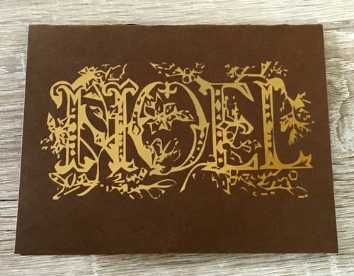 Noel // Gold Foil on Gingerbread