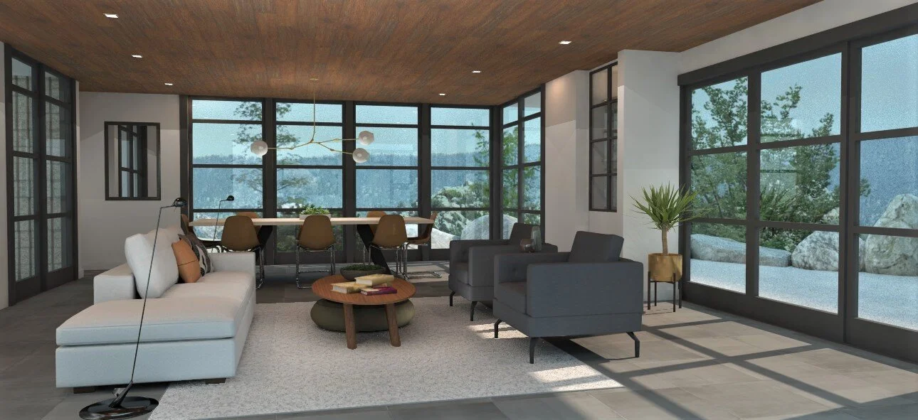 ADDITION & INTERIOR REDESIGN, MOUNTAIN CENTER, CA