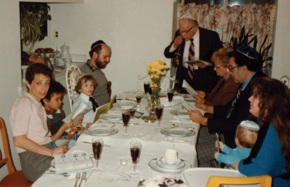 Lacey's family at Passover