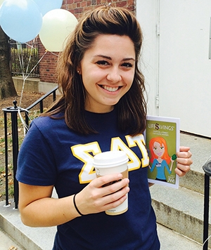 A Life$avings® workshop participant at Stevens College in Hoboken, N.J.