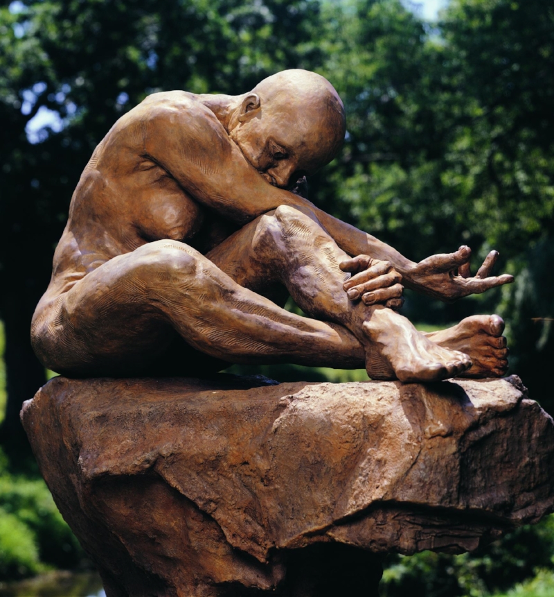 Sassona Norton, An Hour Before Dawn , bronze, 2001