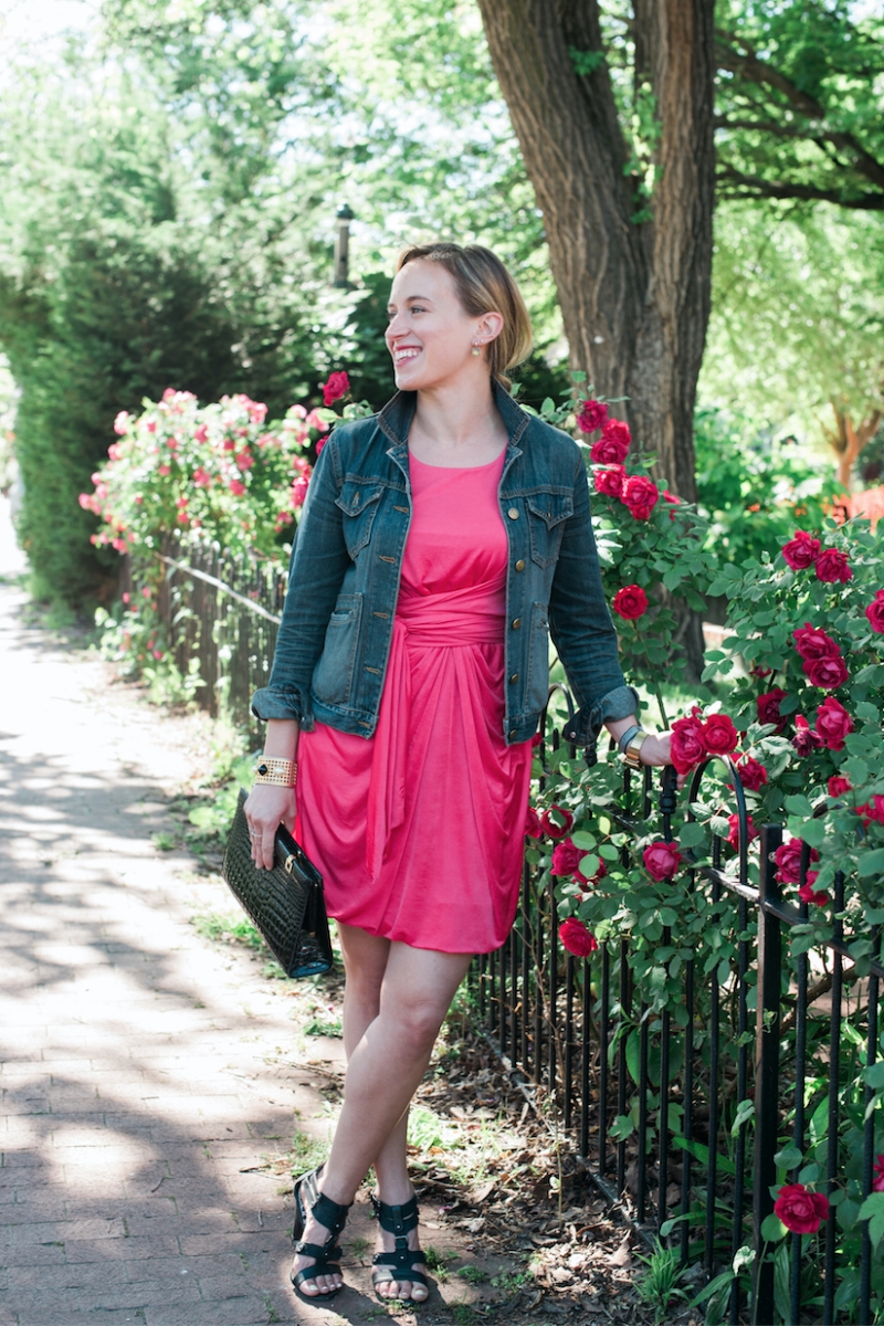 Photo by Emma McAlary Lauren Friedman says a jean jacket can be paired with anything from sweatpants to a wedding gown.