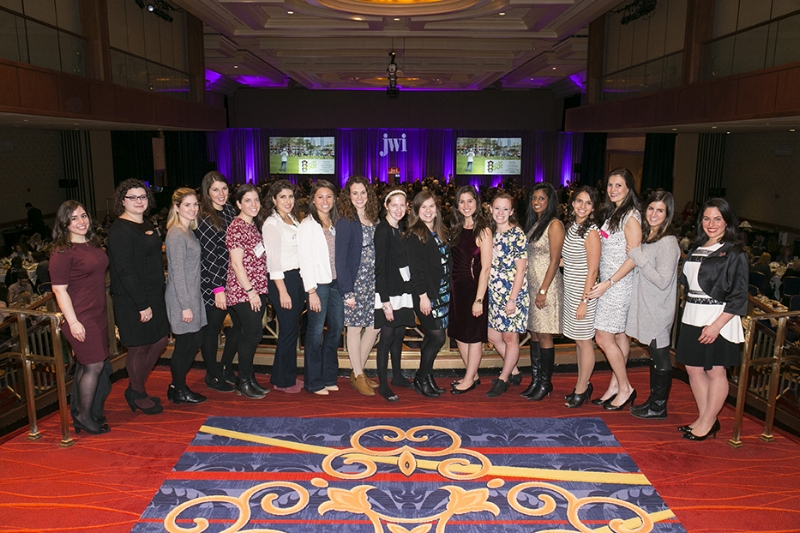 Photo by Michael Bennett Kress Members of the Young Women's Leadership Network pose for a photo at the 2016 Women to Watch gala.