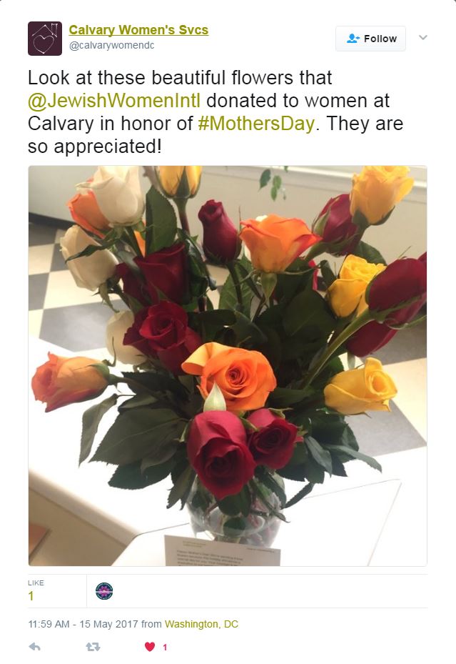 Calvary Womens Services thank you twitter.JPG