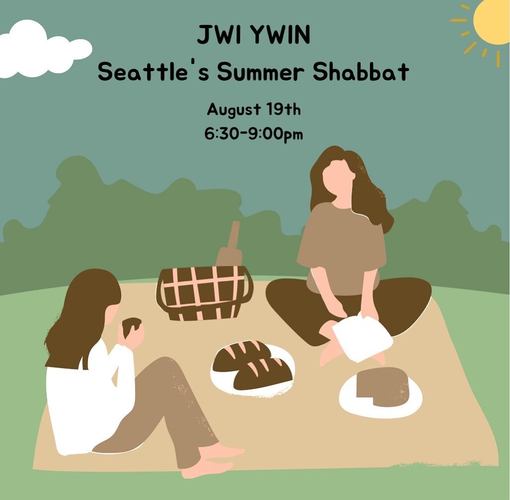 JWI&rsquo;s Young Women&rsquo;s Impact Network (YWIN) is coming to Seattle! 🎉

Join us on Friday, August 19th from 6:30-9pm for a Shabbat picnic to connect with other Jewish women and non-binary people in their 20s &amp; 30s. 

We&rsquo;ll share mor
