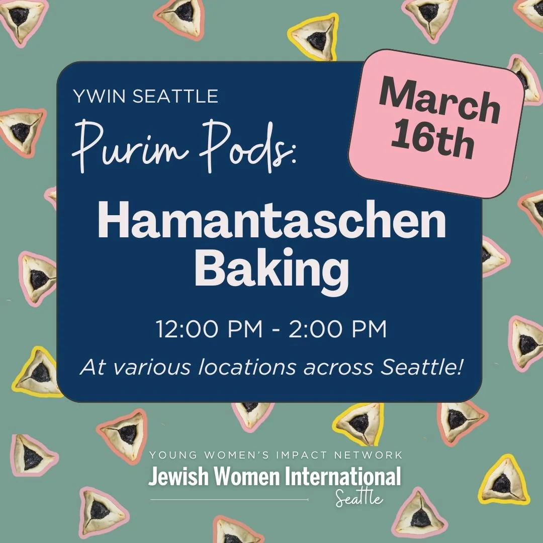 YWIN Seattle: Purim Pods - Hamantaschen Baking