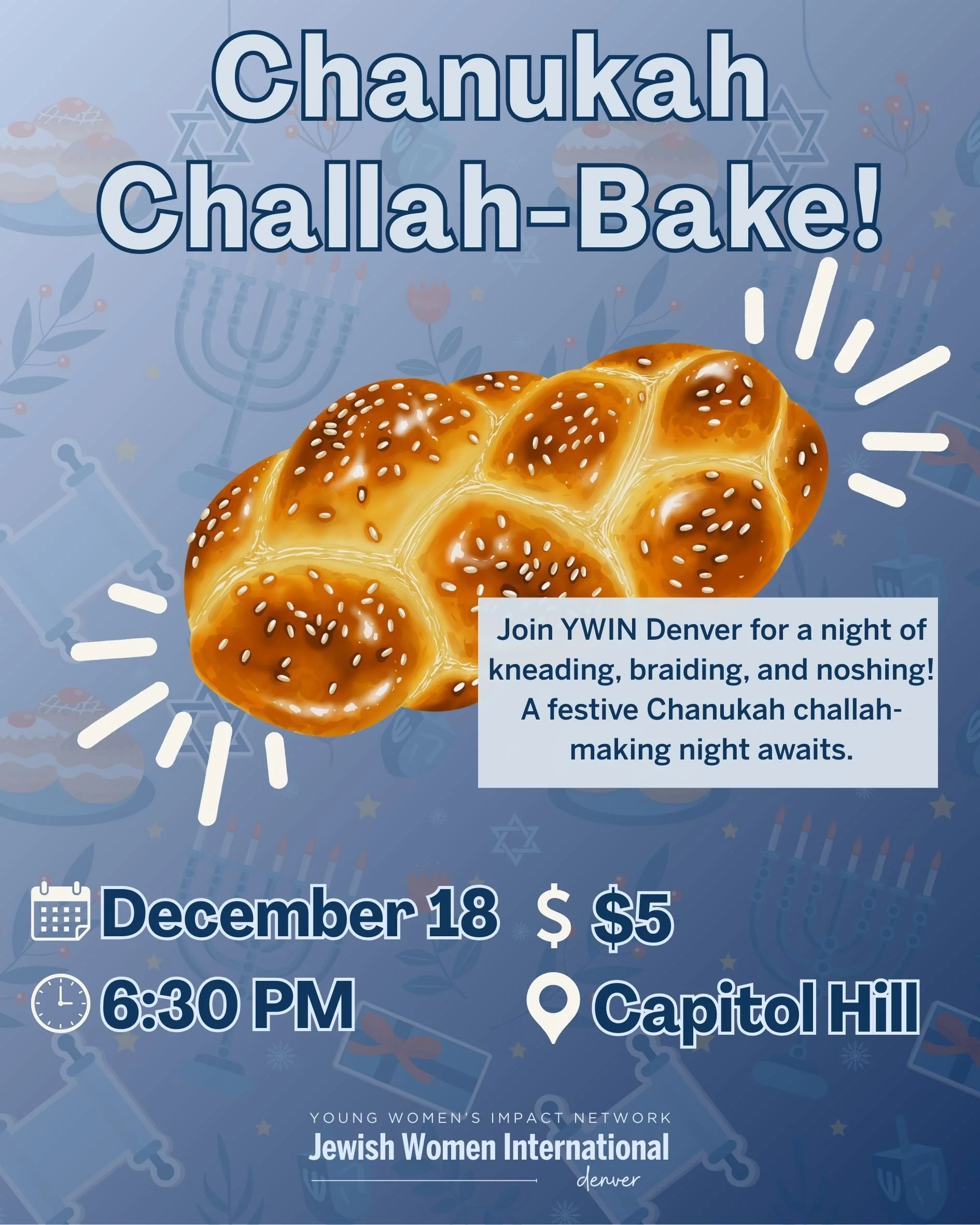 YWIN Denver: Chanukah Challah Bake