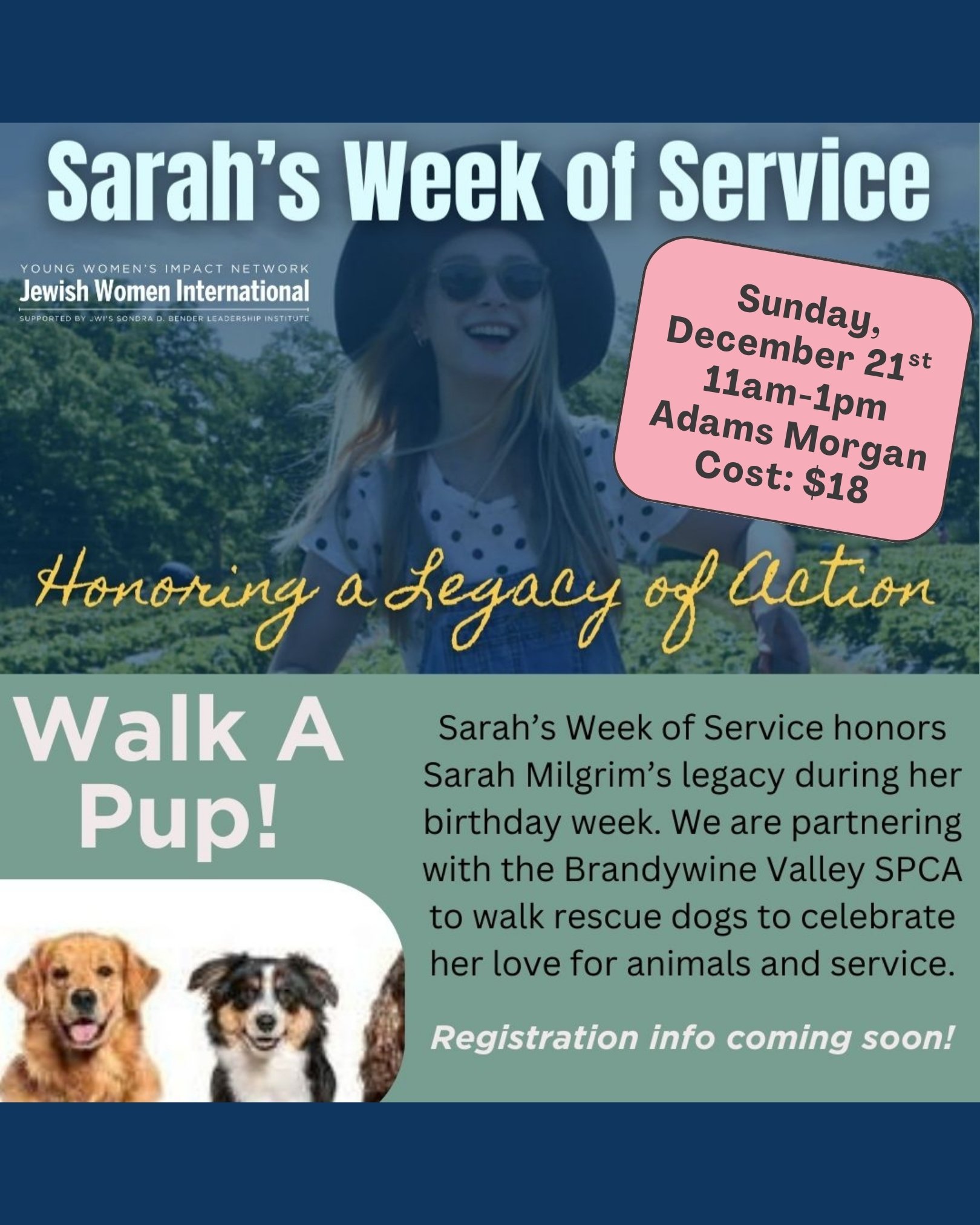 YWIN DC: Sarah's Week of Service
