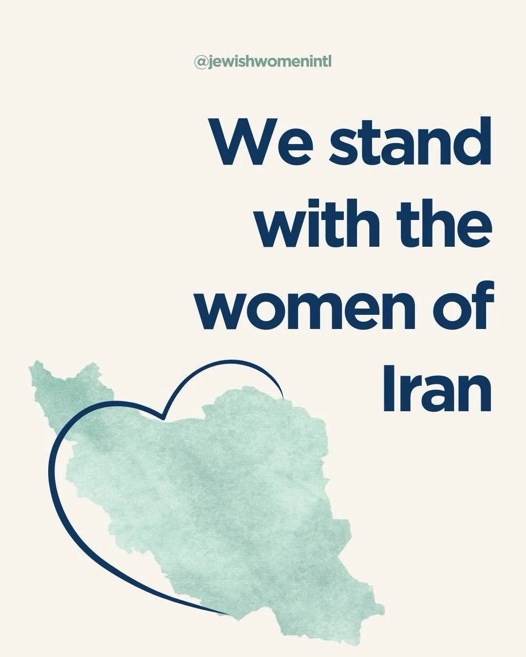 Iranian women are putting their lives on the line for safety, dignity, and the right to live freely.

At JWI, we stand with them&mdash;because our work has always started from the same truth: women deserve to be believed, safe, and empowered to shape