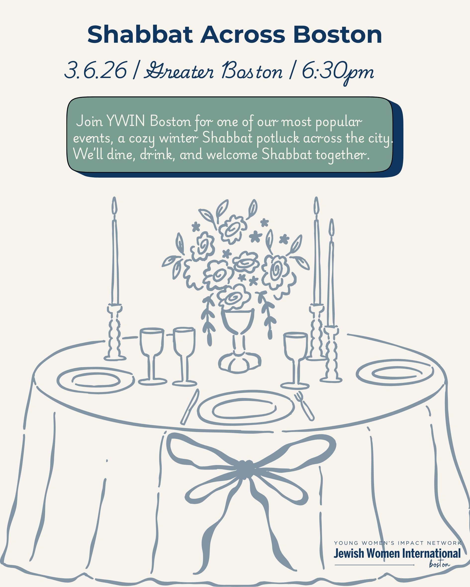 YWIN Boston: Shabbat Across the Country