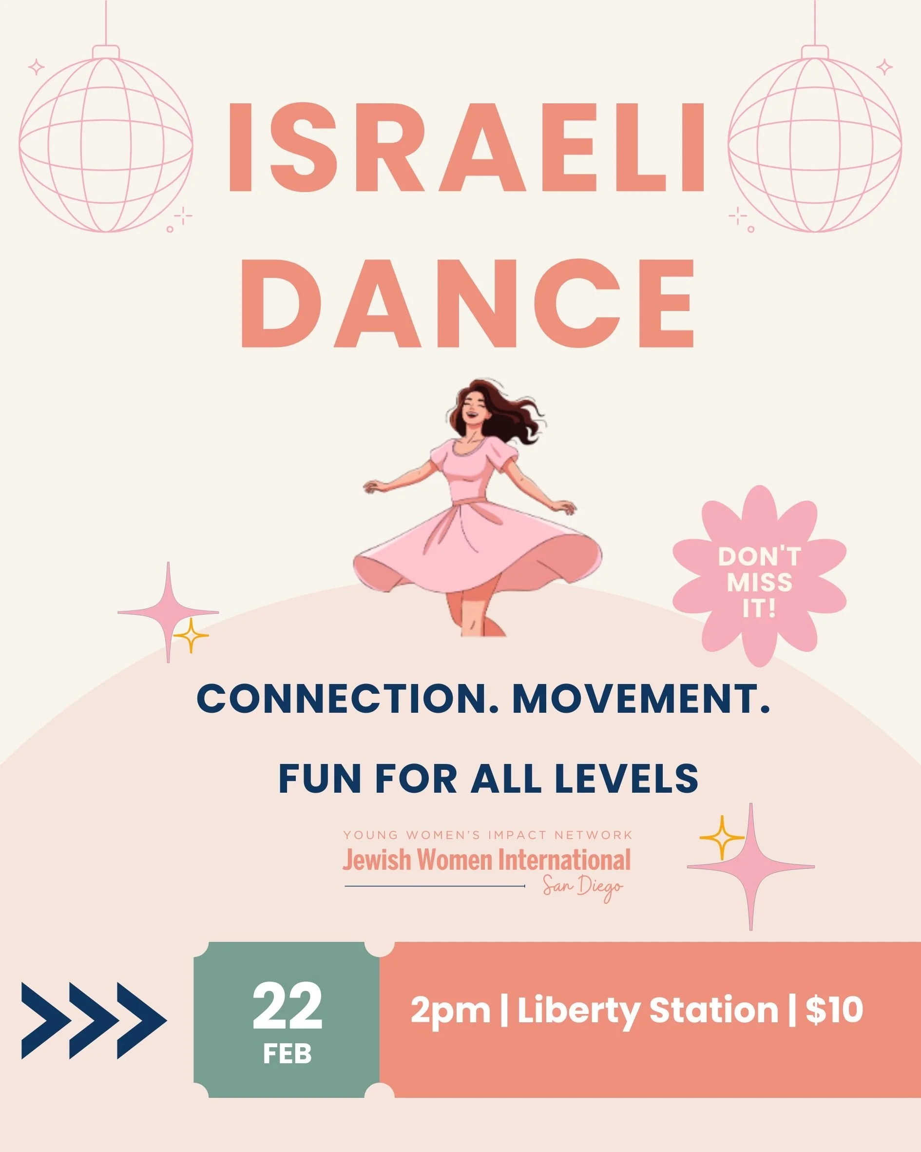 YWIN San Diego: Israeli Dancing for All Levels!