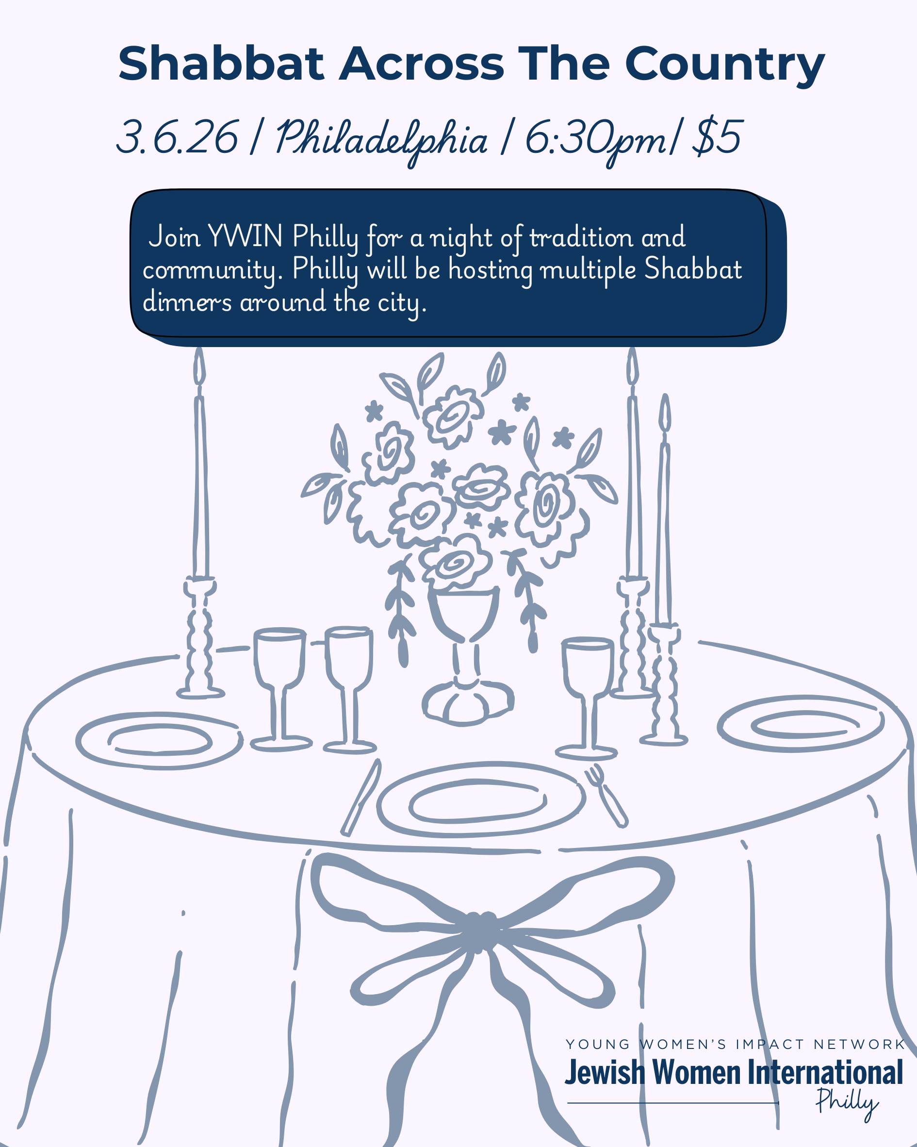 YWIN Philly: Shabbat Across the Country
