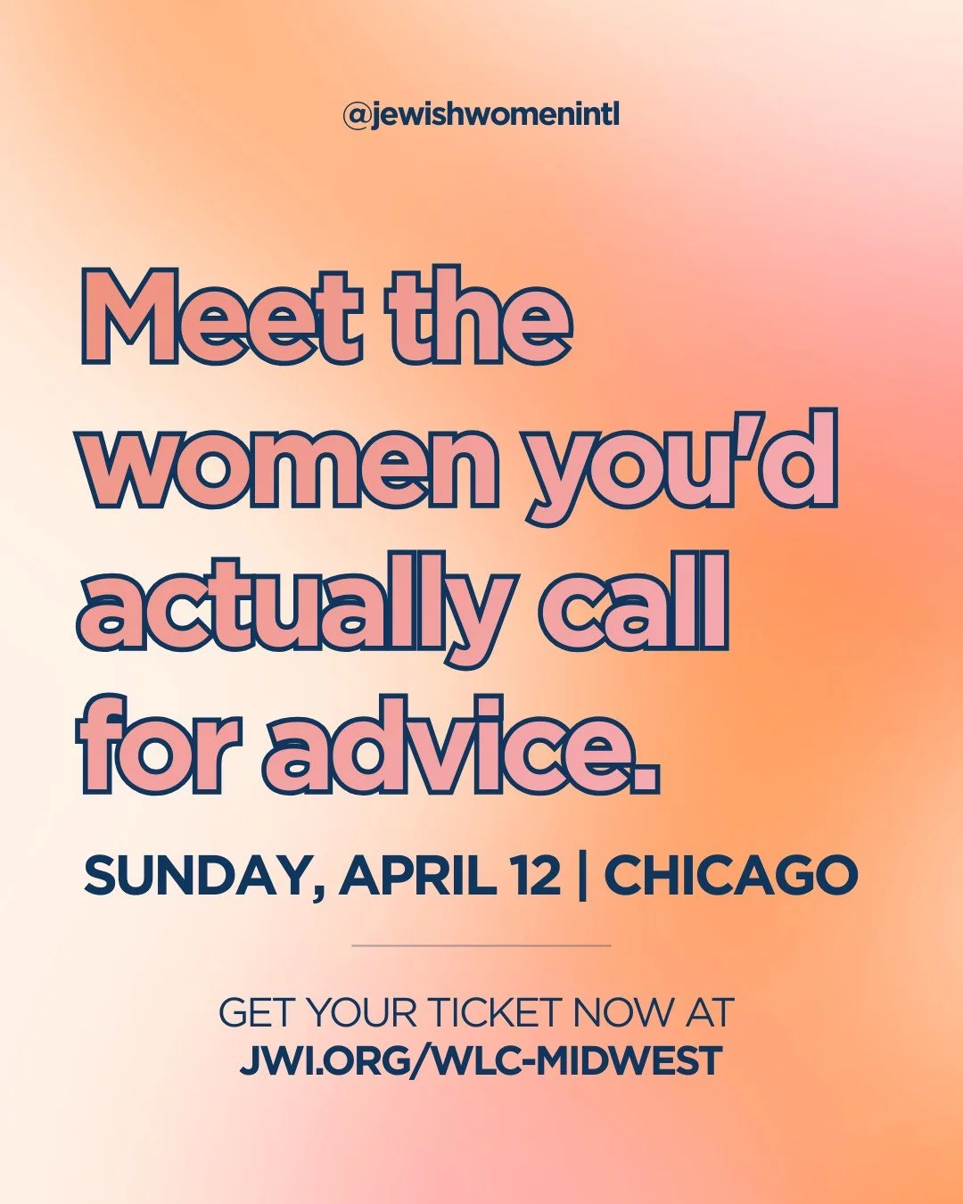 The room where you meet women you'll want to stay connected to. Where you hear the truth, not the LinkedIn version.

Women's Leadership Conference: Midwest
Sunday, April 12 | 12&ndash;5 PM | Chicago
$100 (Ages 35+)

Brunch. Honest conversations. Cock