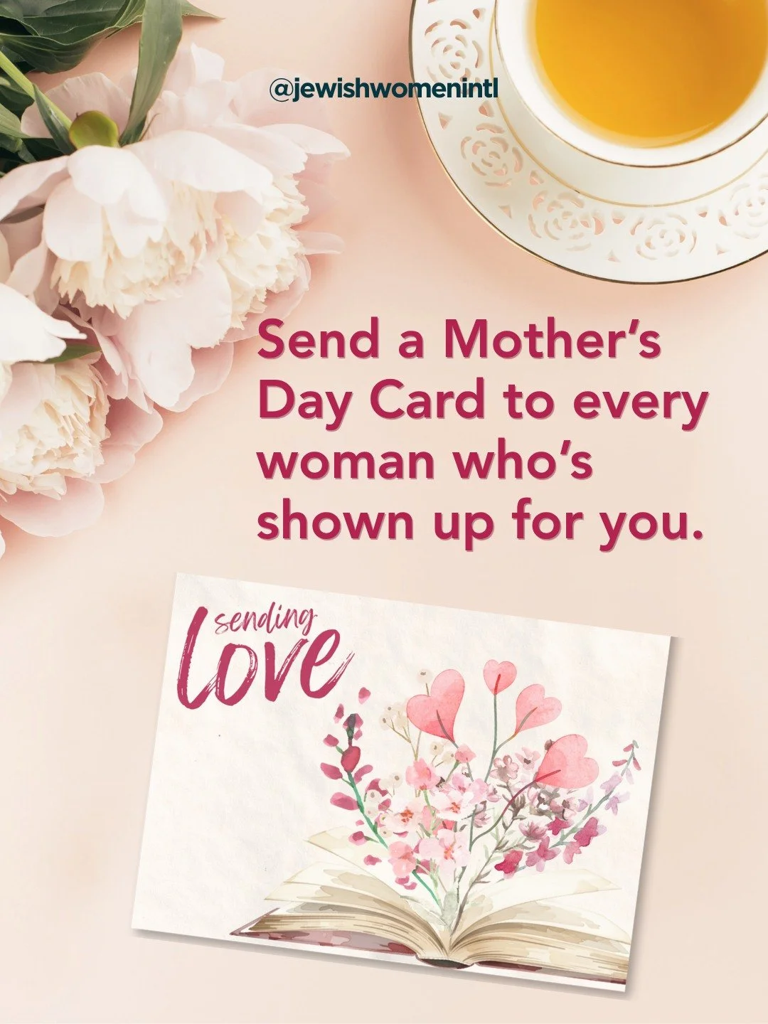 Snuggled under the blanket, her voice reading to you in the dark, fighting to keep your eyes open just to stay in that moment, in her arms, a little longer.

Someone you love gave you that feeling.

This May, send a JWI Books of Love card to your mom