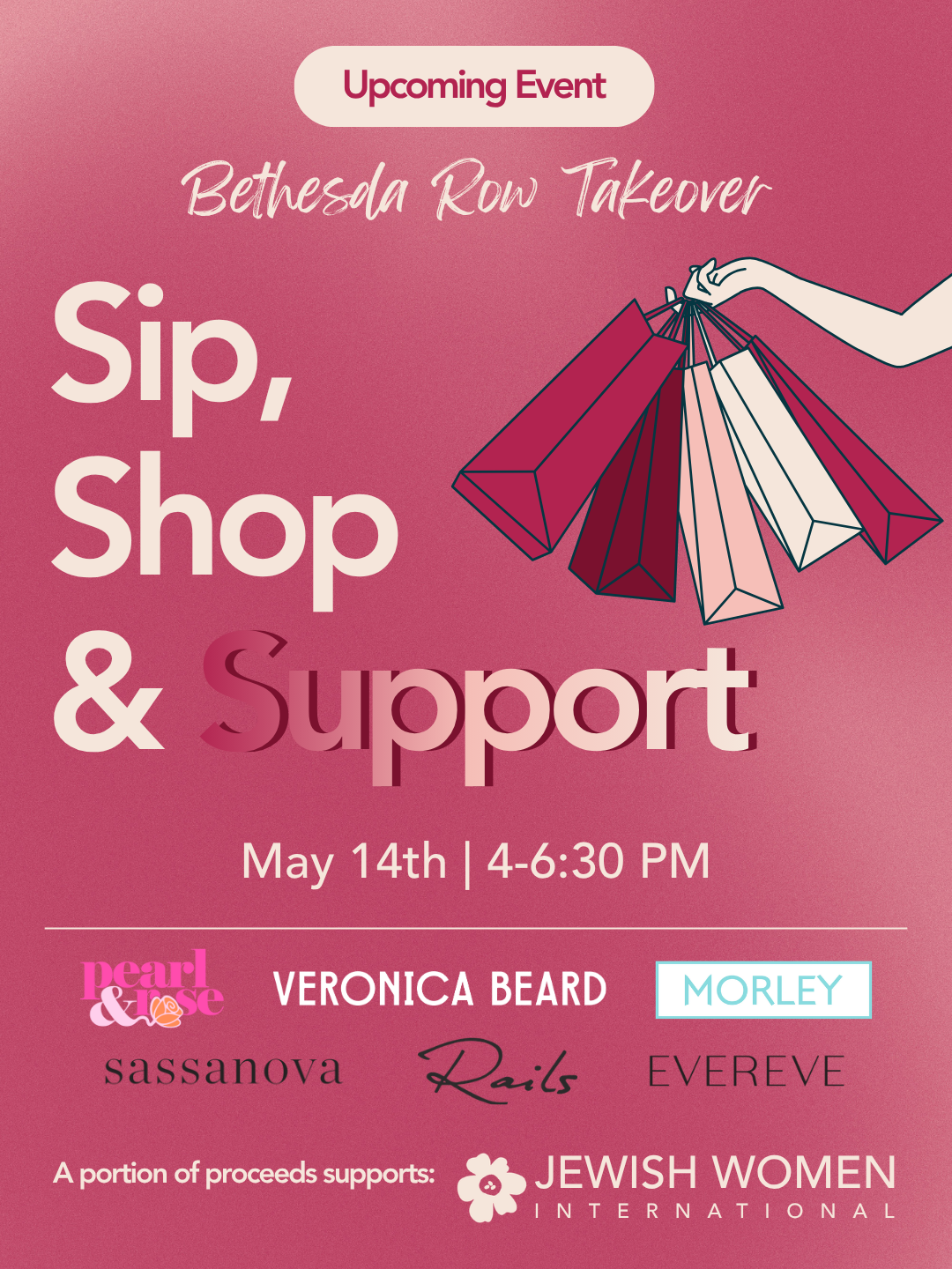 Sip, Shop &amp; Support: Bethesda Row Takeover
