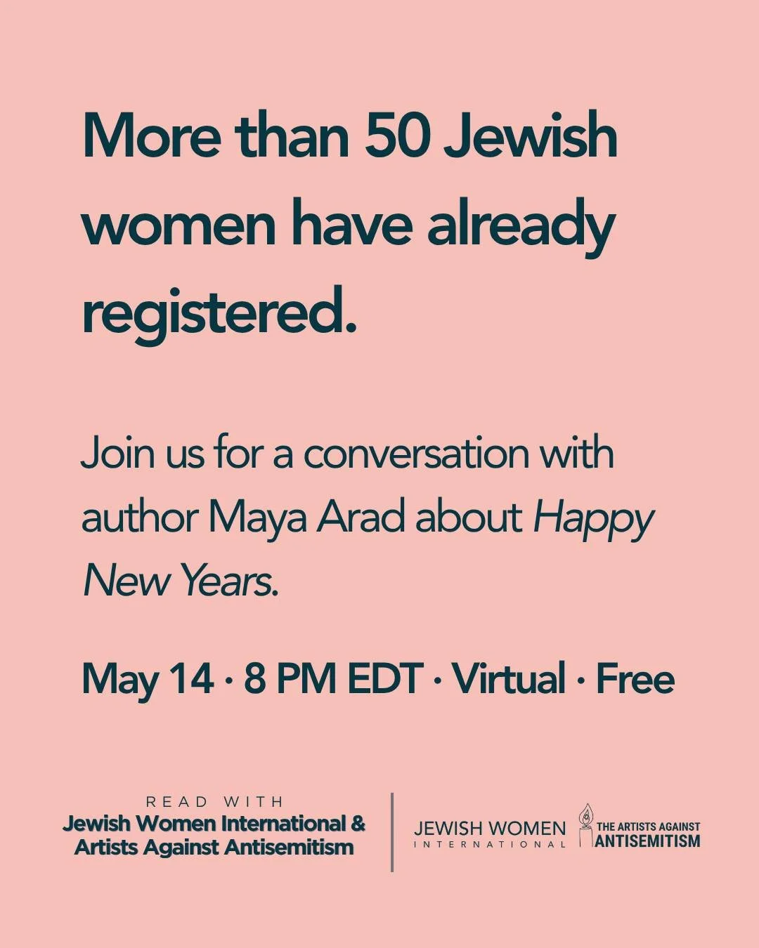 More than 50 Jewish women have already registered for our May 14 conversation with Maya Arad &mdash; and we'd love for you to be part of it.

She's been called "the finest living author writing in Hebrew." For twenty years she's lived in th