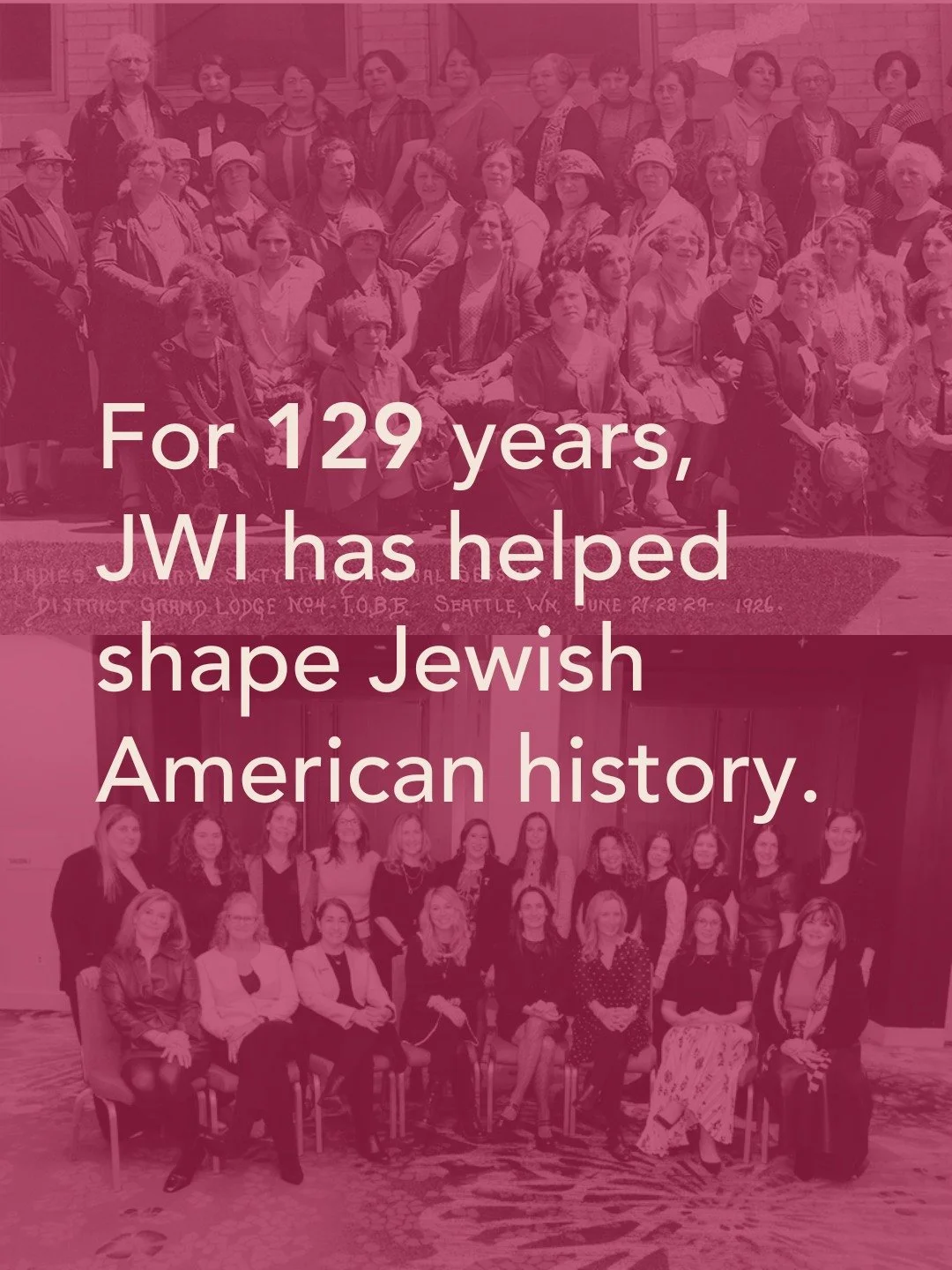 For Jewish American Heritage Month, we&rsquo;re looking back at 129 years of Jewish Women International (JWI) &mdash; a legacy organization shaped by Jewish women who saw what needed doing and got to work.

From Ruth Lodge No. 1, the Daughters of Jud