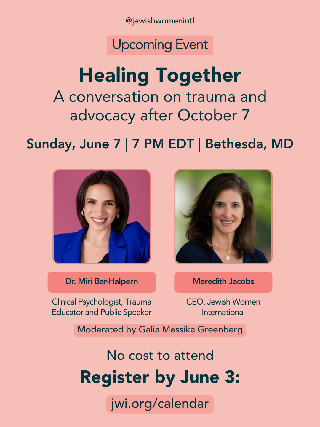 Healing Together: A conversation on trauma and advocacy after October 7