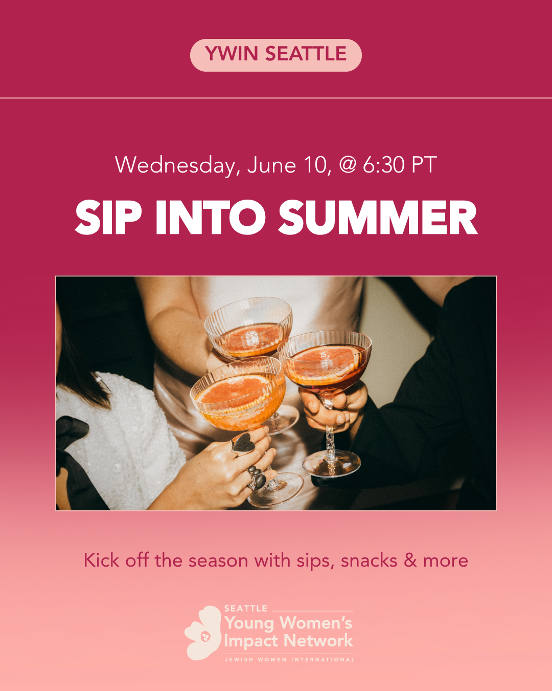 YWIN Seattle: Sip Into Summer