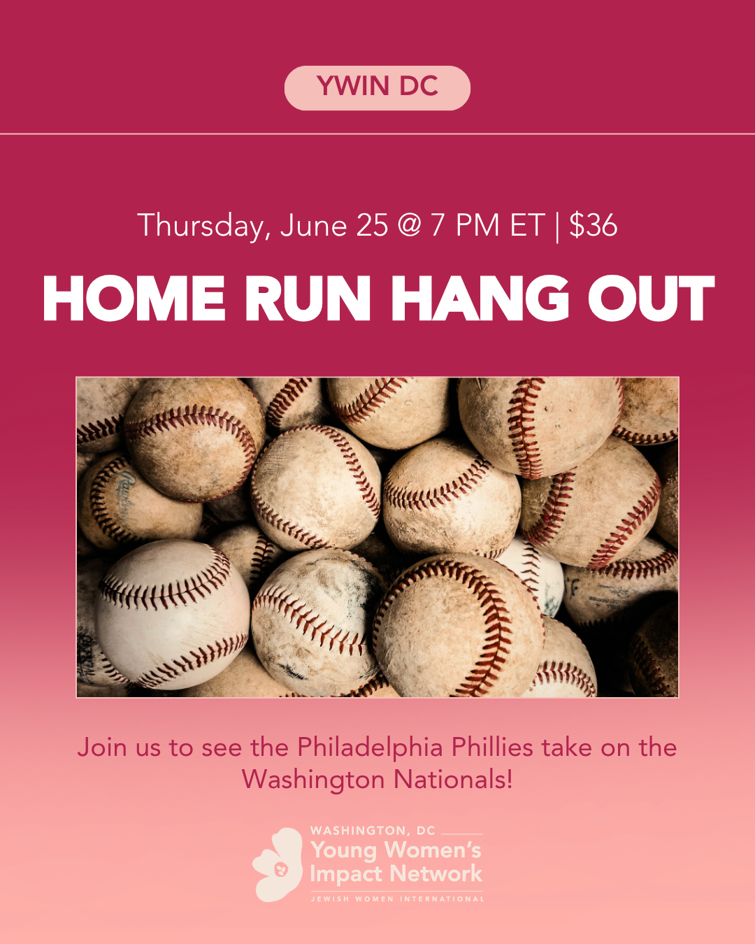 YWIN DC: Home Run Hangout