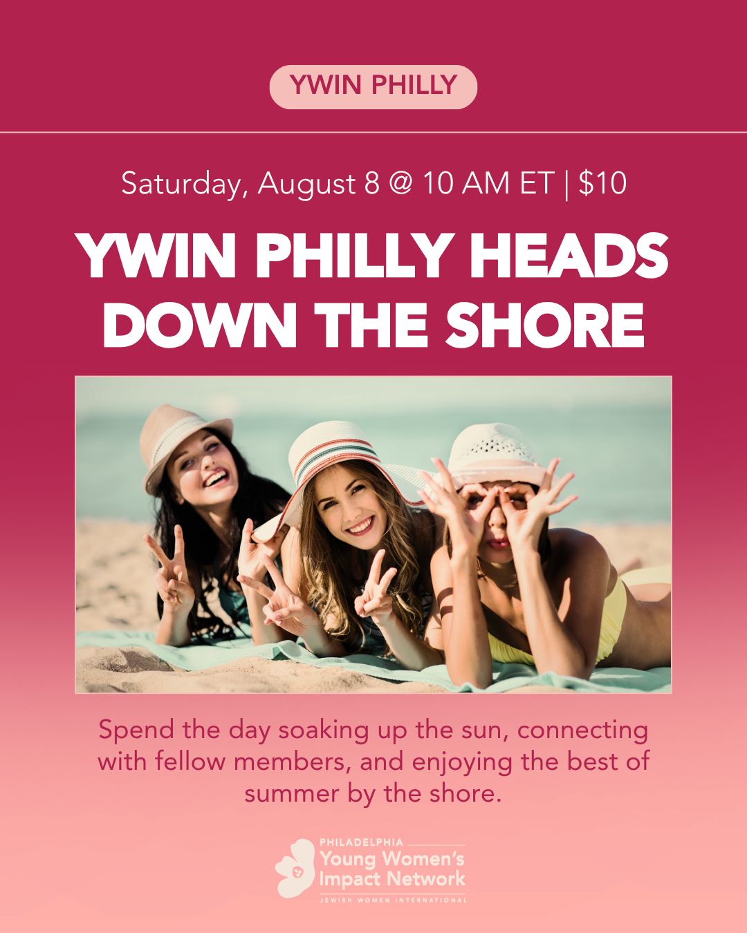 YWIN Philly Heads Down the Shore