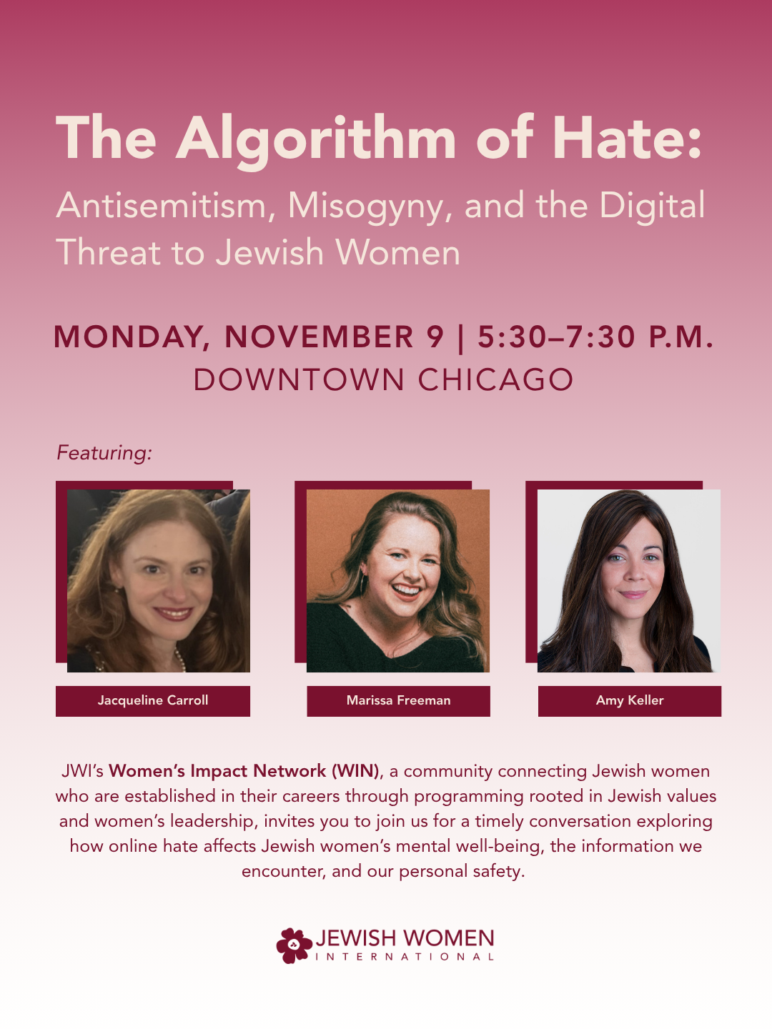 Women's Impact Network (WIN) Chicago: The Algorithm of Hate