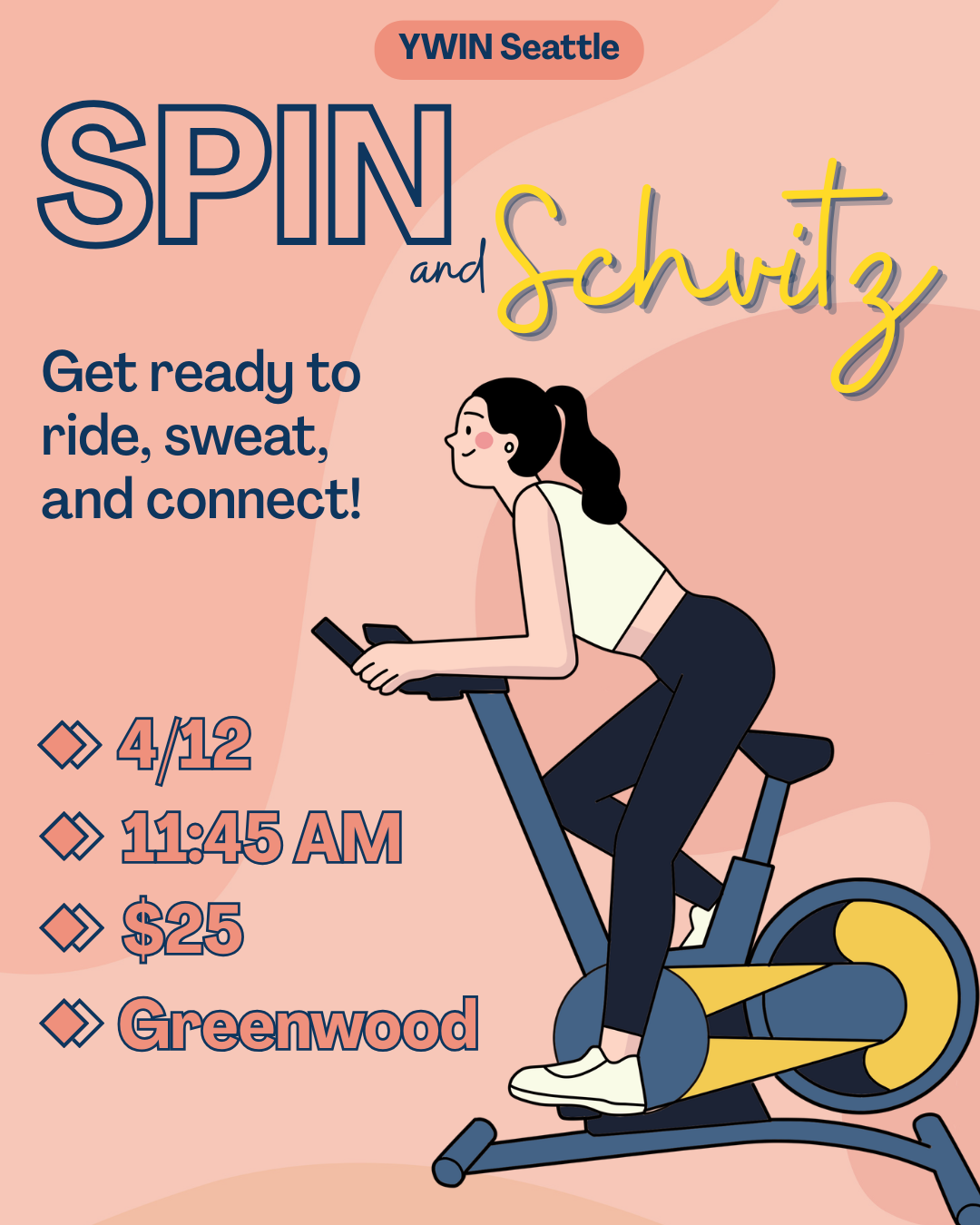 YWIN Seattle: Spin &amp; Schvitz