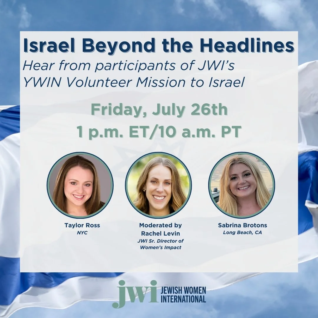 Israel Beyond the Headlines — JWI