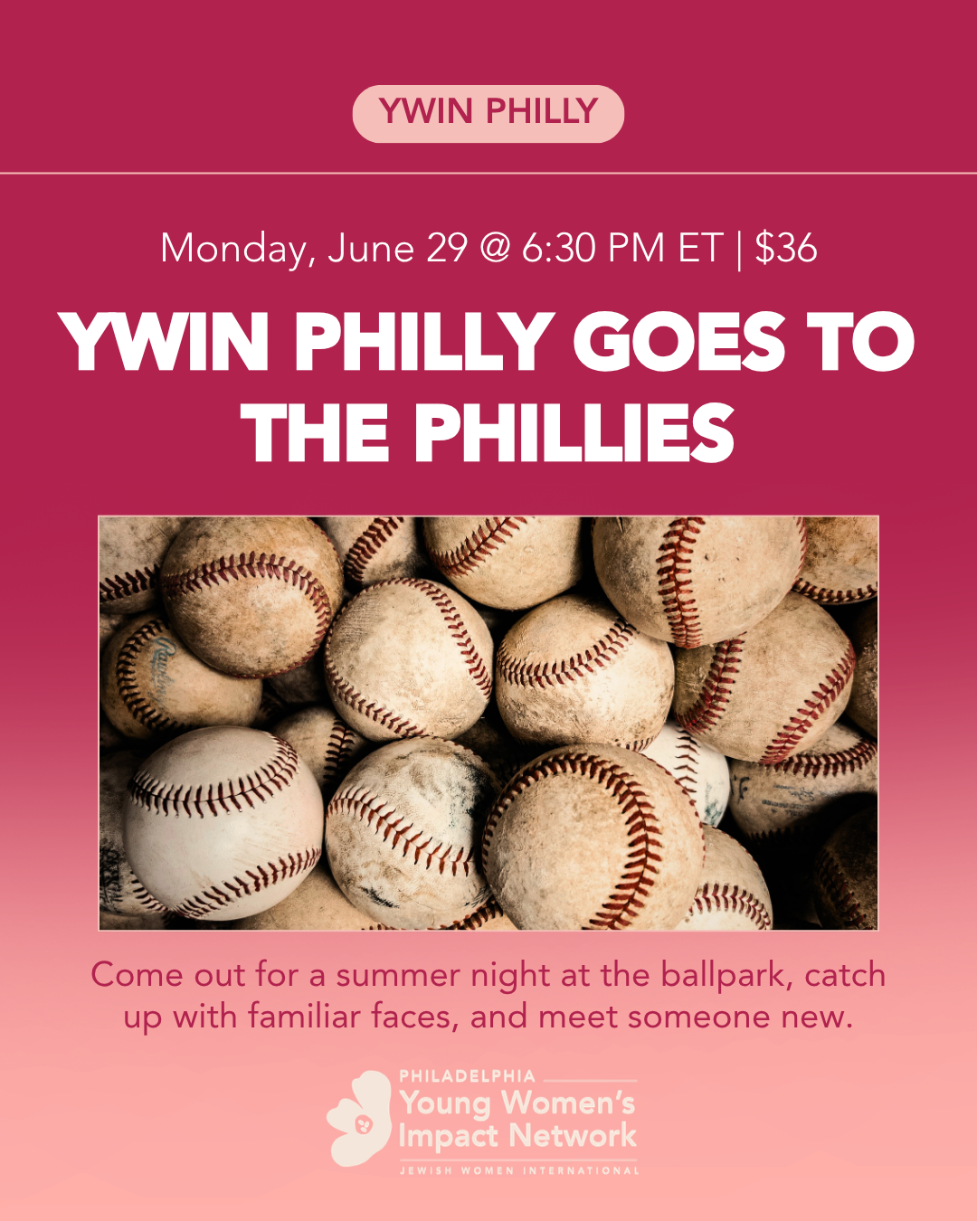 YWIN Philly Goes to the Phillies