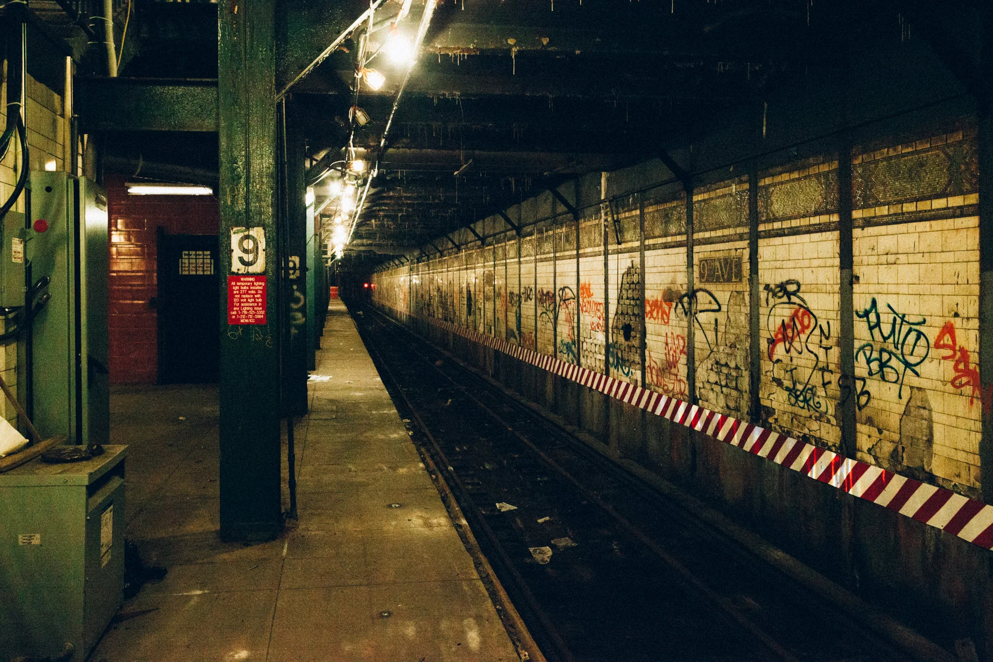 Photos of abandoned 9th Avenue Subway Station —
