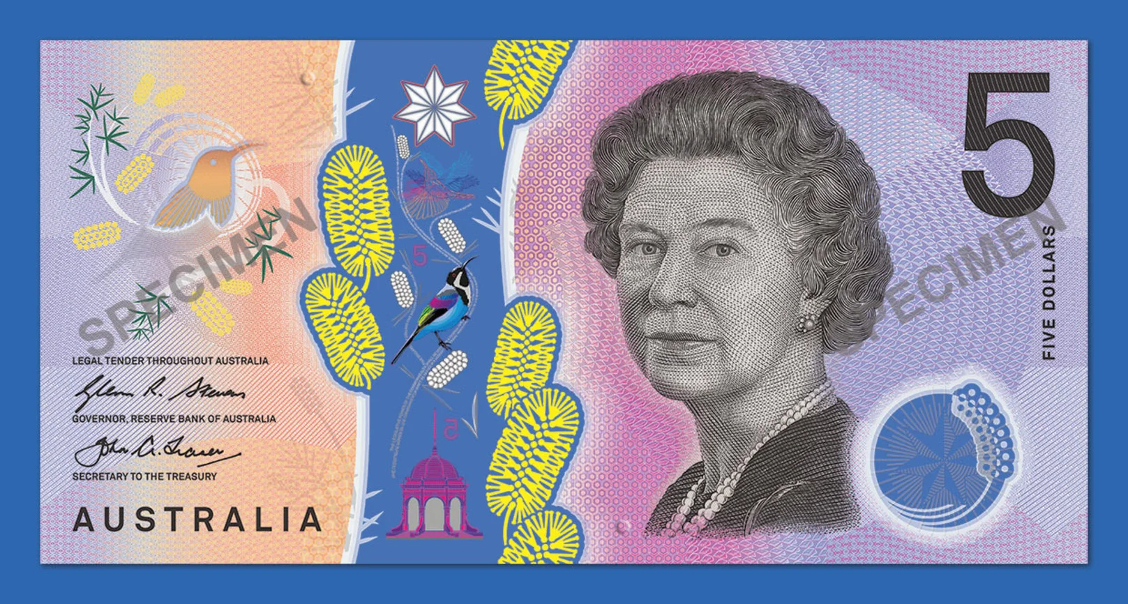 FIVE DOLLAR BANKNOTE