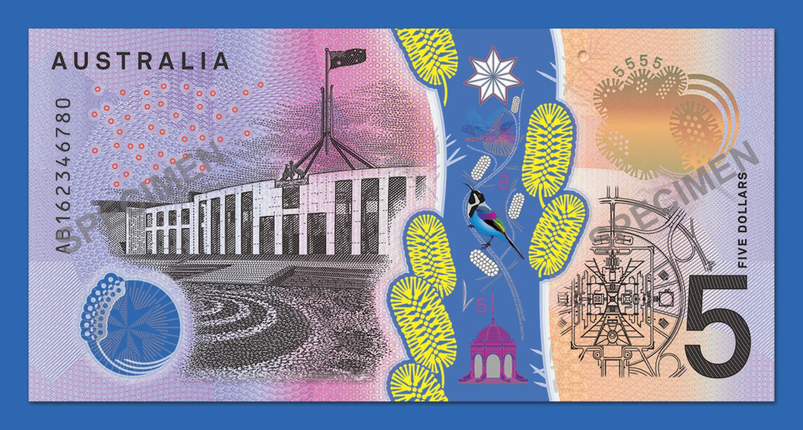 FIVE DOLLAR BANKNOTE