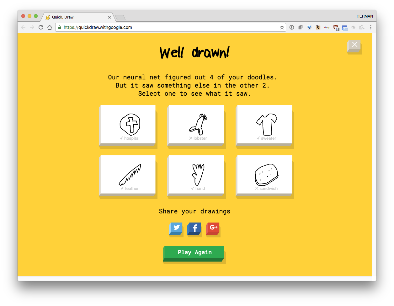 Quick, Draw! Google Quick Draw-What is this and How to play it? 