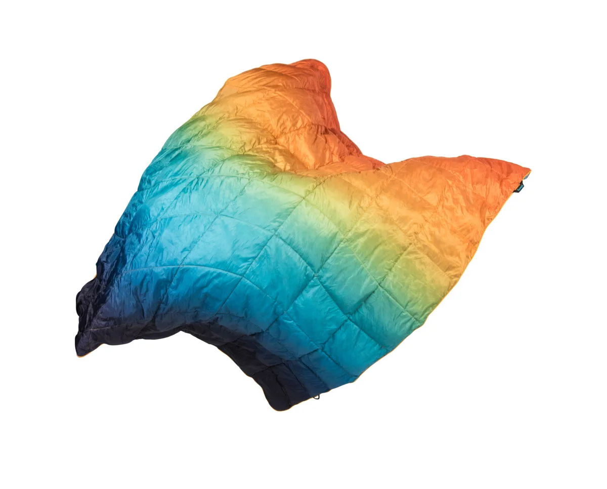 The Rumpl Baja Fade Down Puffy Blanket —