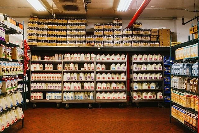 The walk-in Cold Room at Fairway Harlem. Soon to be gone.