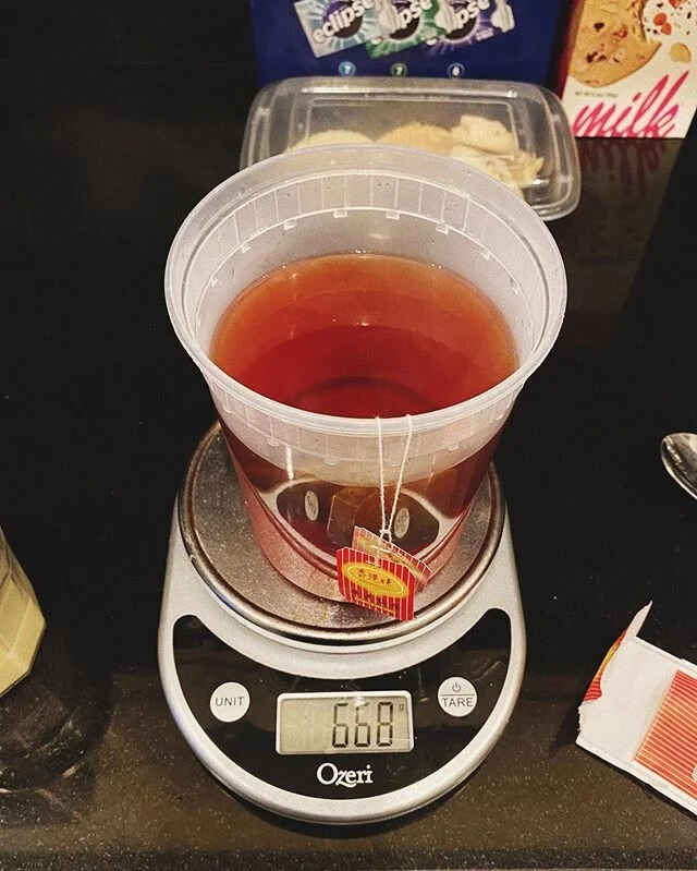 This HK tea is still on the menu at @occasionallyhastwocs cafe. It&rsquo;s delicious. And it can be had iced! We are open for pickup only. Must wear a mask. If you don&rsquo;t have a mask we do a special 500% tip on the order.