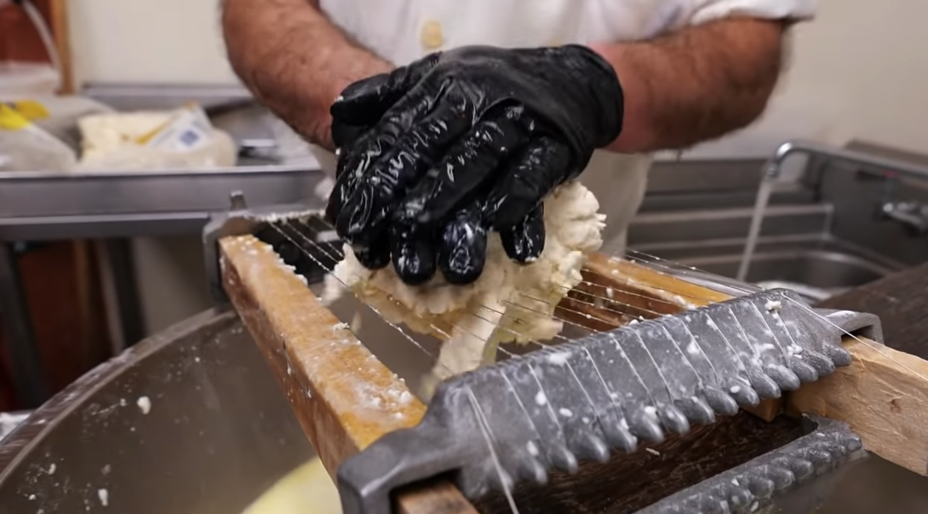 Making an Italian Sandwich at Casa Della Mozzarella