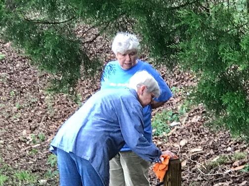 Esther ensures Carol Mason does it right