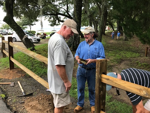 Randy and Mike supervise Bill