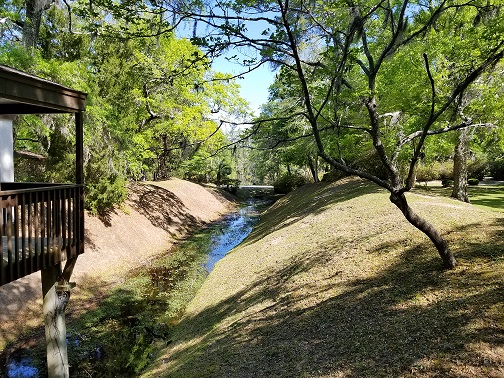   The Rice Canal Club spans an eighteenth century rice canal that provided water from Winyah Bay to irrigate Belle Isle Plantation’s rice fields.  