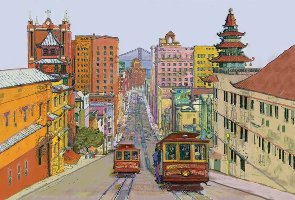 Two Cable Cars II
