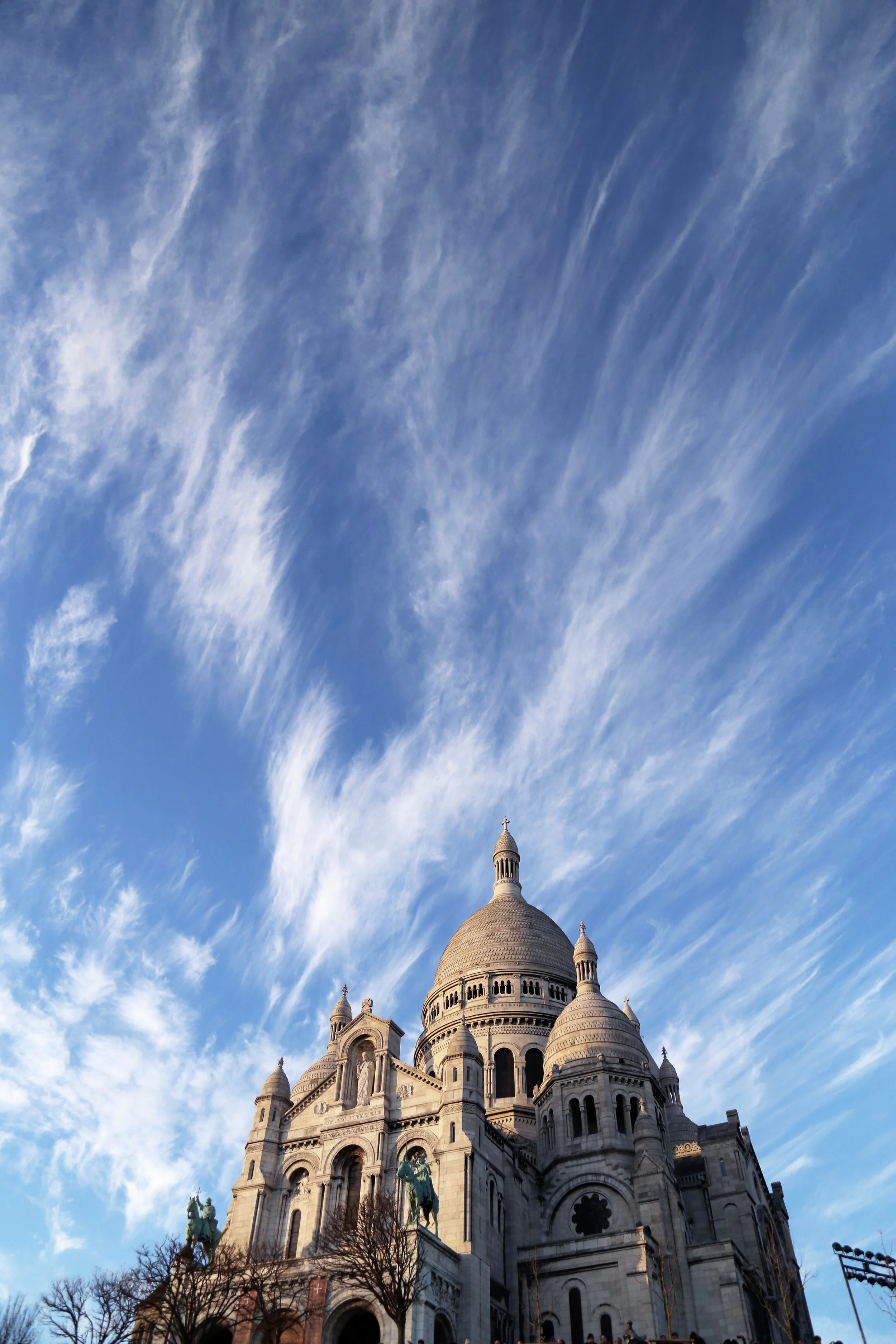 Basilica of the Sacre Coeur on top of Montmarte.