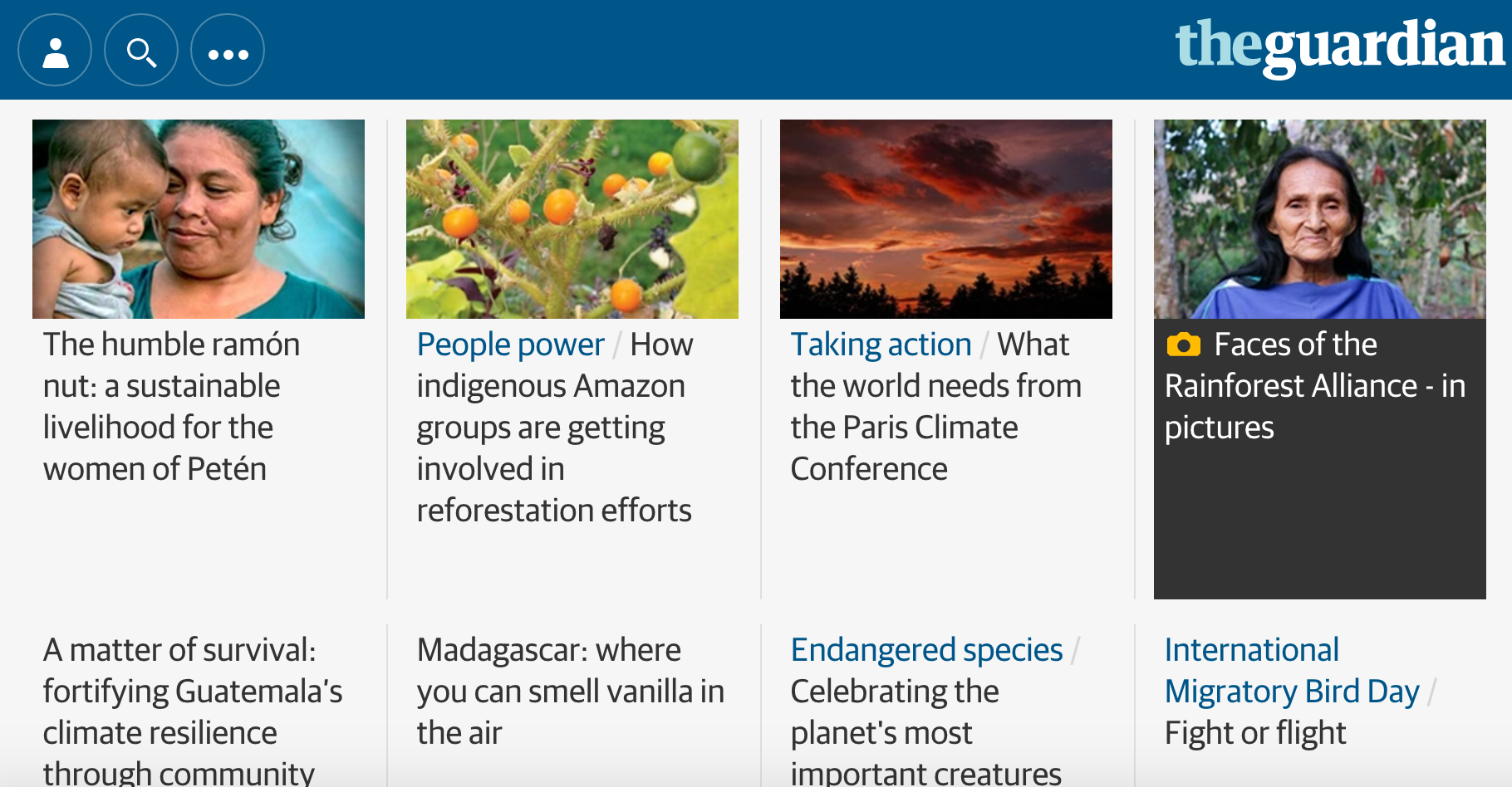 Yearlong native content campaign