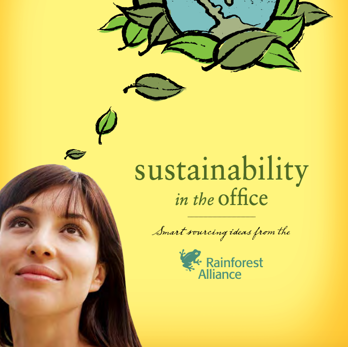 Brochure for Domtar on sustainably produced papers and office supplies.