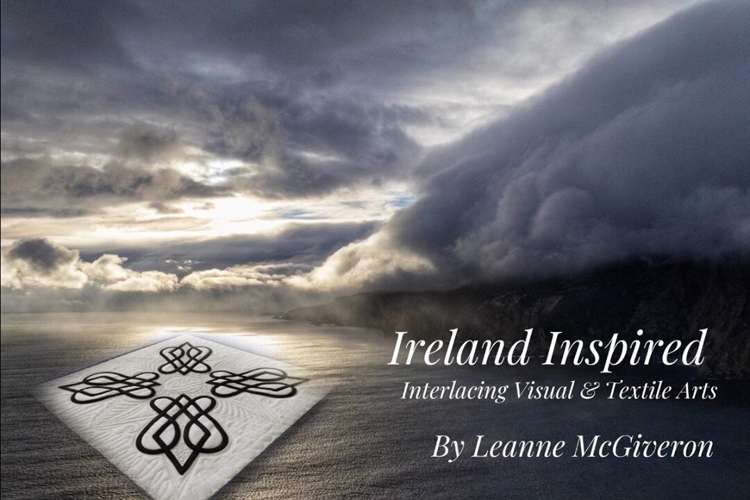 Leanne McGiveron is joining us tonight on Facebook Live to show us the magic of the Celtic Knot! Leanne is a master of textile design and we are so excited to welcome her. See you at 7pm!