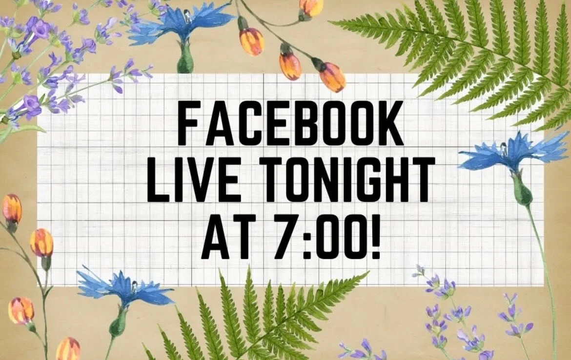 Take a break from your evening and join us tonight at 7ish!